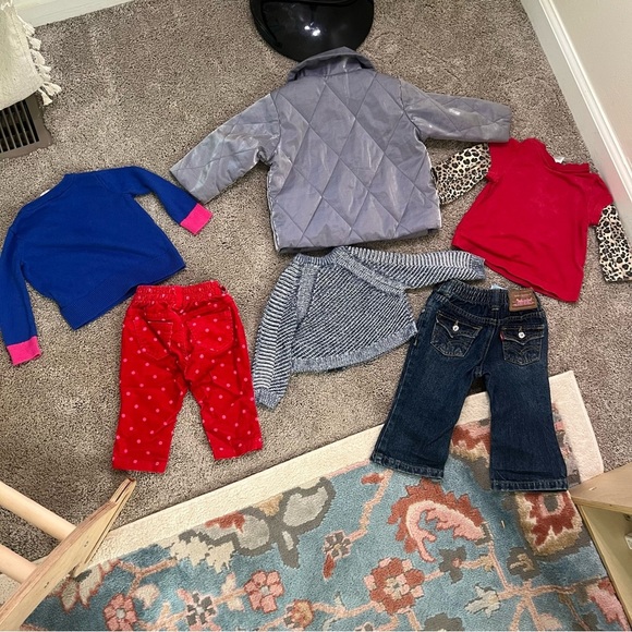 Baby girl quality cotton name brand Clothing Set -size 6/9 months & 12m no flaws - Picture 10 of 11